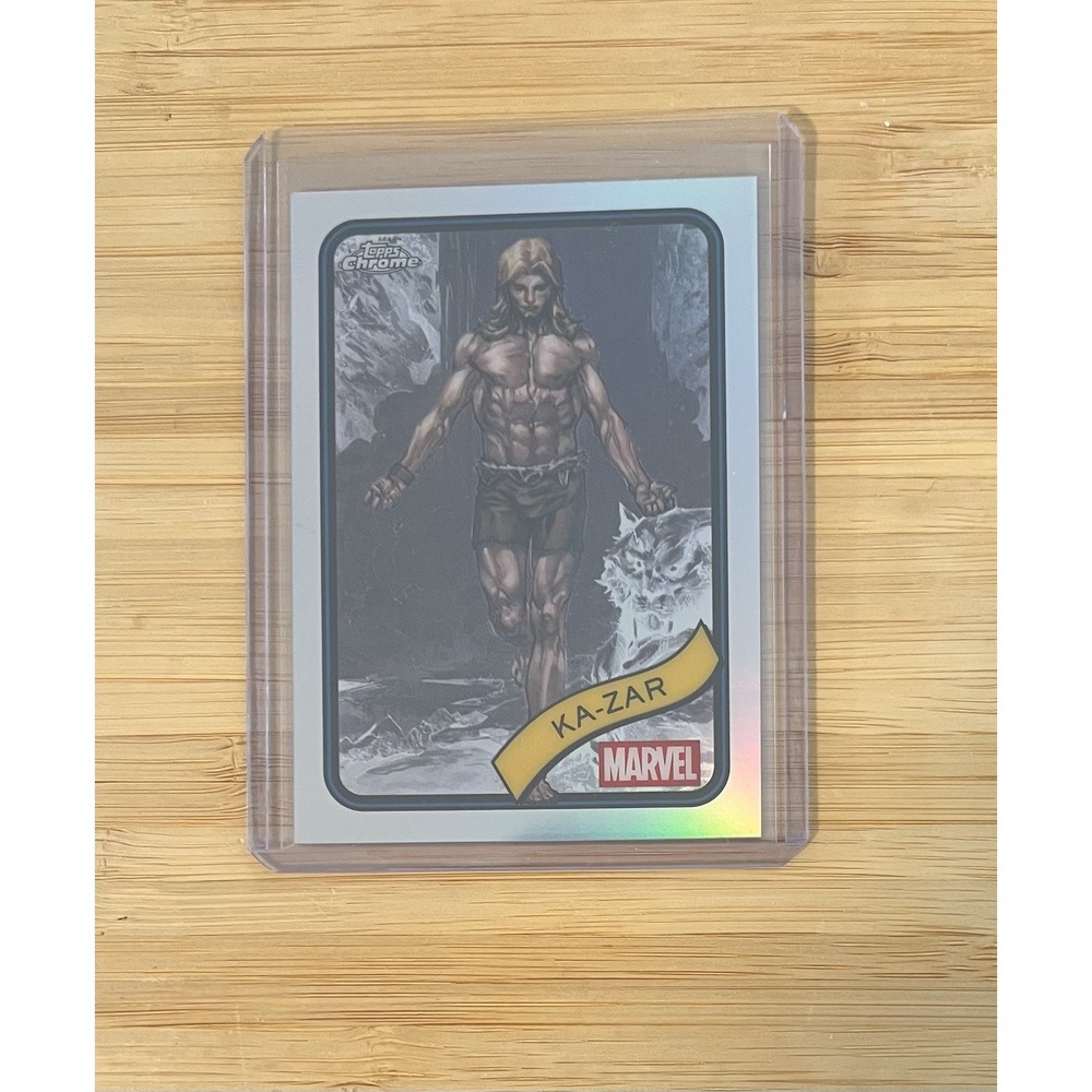 2025 Topps Chrome Marvel Ka-Zar Refractor‎ #84 Card